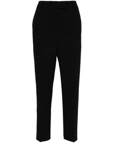 Mark Kenly Domino Tan Cropped trousers - Schwarz