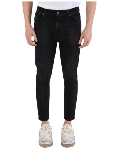 Dondup Slim-fit jeans - Schwarz