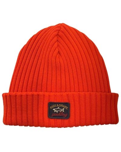 Paul & Shark Accessories > hats - red - Rouge