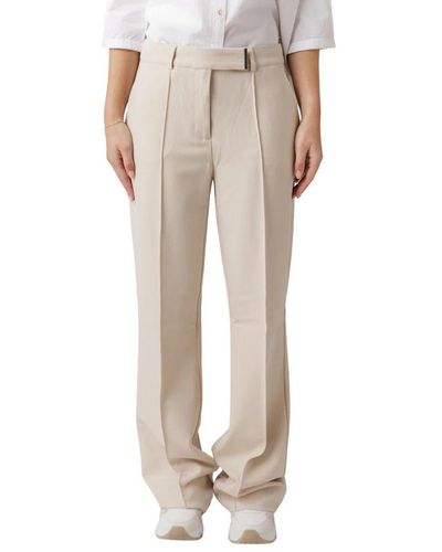 Aaiko Straight Trousers - Natural