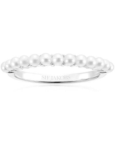 Sif Jakobs Jewellery Perlen ellera ring - Weiß