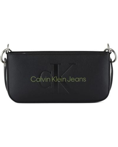 Calvin Klein Shoulder Bags - Black