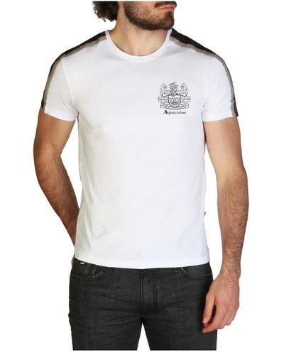 Aquascutum Herren-T-Shirts - Weiß