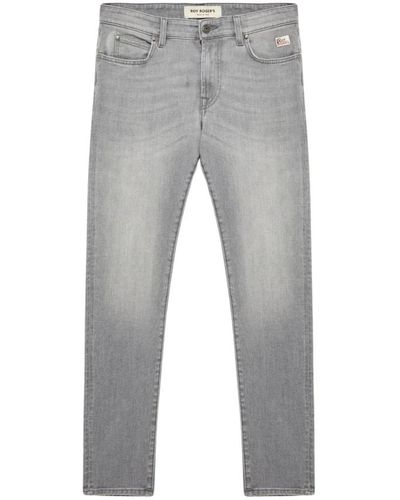 Roy Rogers Slim-fit denim jeans - Grau