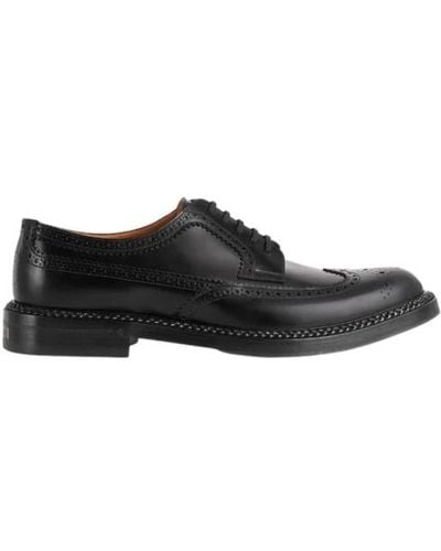 Gucci 6698300gq001000 - lace-up shoes with brogue details - Nero