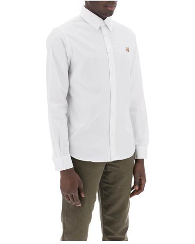 Maison Kitsuné Shirts > casual shirts - Blanc