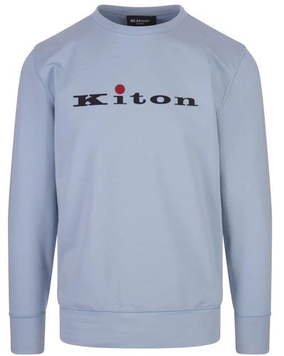 Kiton Sweatshirts & hoodies > sweatshirts - Bleu