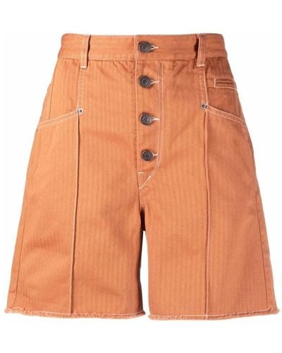 Isabel Marant Short Shorts - Orange