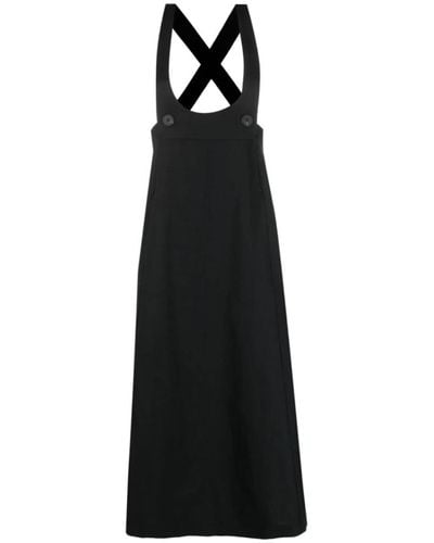 Tela Midi Dresses - Black