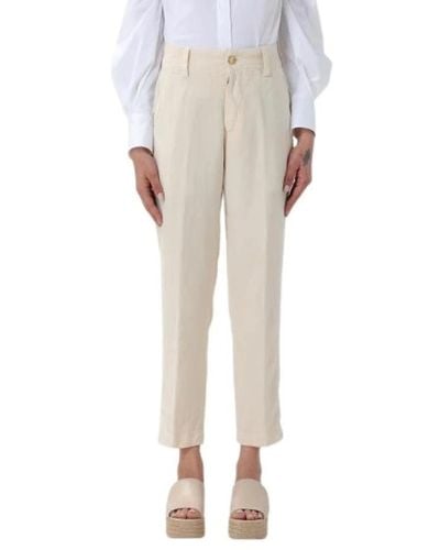 PT01 Trousers > cropped trousers - Neutre