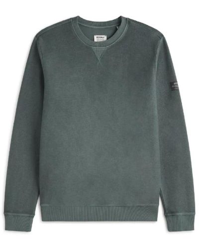 Ecoalf Stylischer crewneck sweatshirt - Grün
