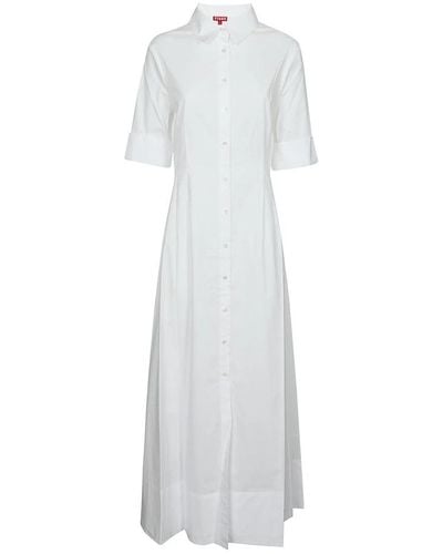 STAUD Shirt Dresses - White