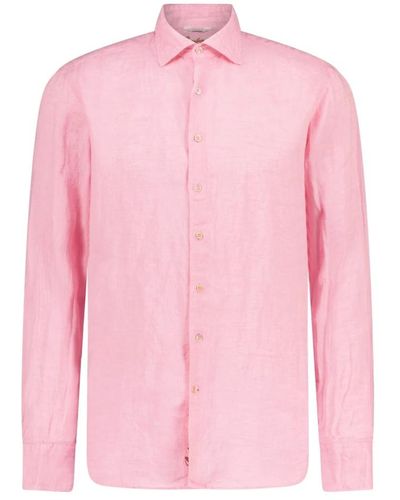 Stenströms Hemd aus leinen - Pink