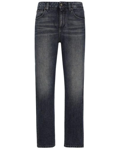 Dolce & Gabbana Boyfriend jeans mit mittlerer leibhöhe - Blau