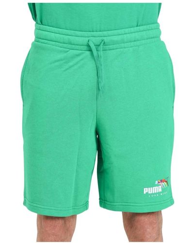 PUMA Casual shorts - Grün
