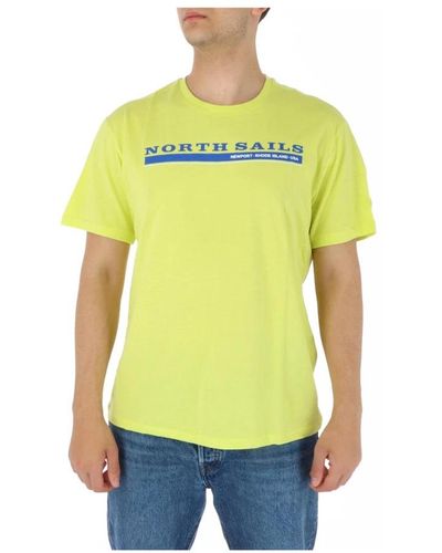 North Sails T-Shirts - Yellow