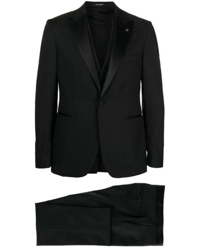 Tagliatore Suits > suit sets > single breasted suits - Noir