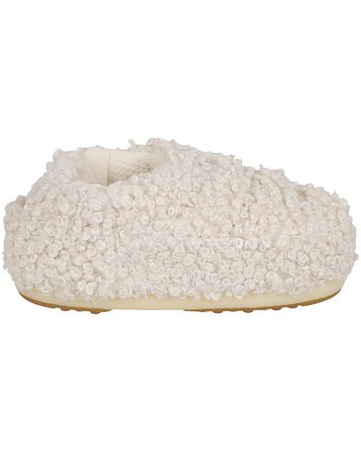 Moon Boot Slippers - Natural