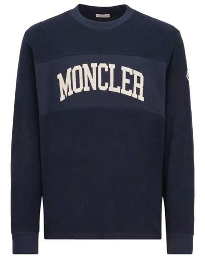 Moncler Sweatshirts - Blue