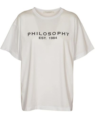 Philosophy Di Lorenzo Serafini Tops > t-shirts - Blanc