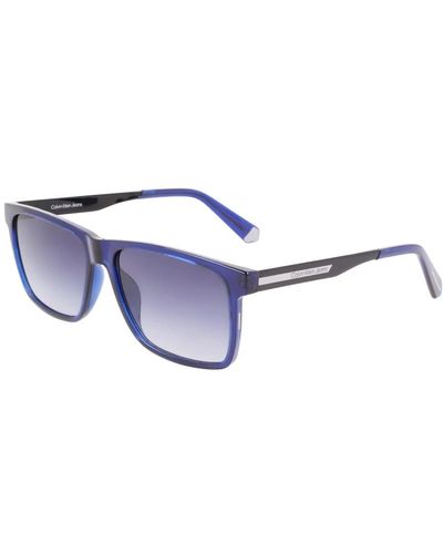 Calvin Klein Transparente blau/blau sonnenbrille ckj21624s