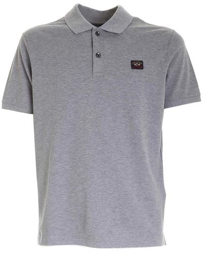 Paul & Shark Polo Shirts - Grey