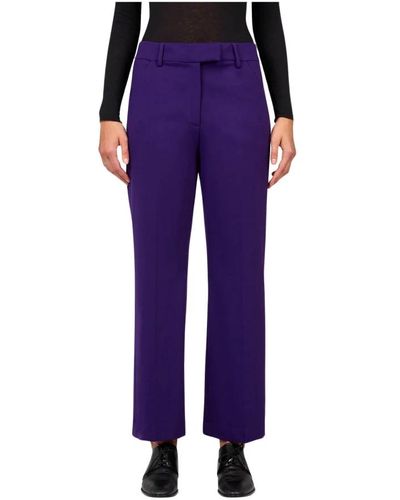 True Royal Trousers > straight trousers - Violet