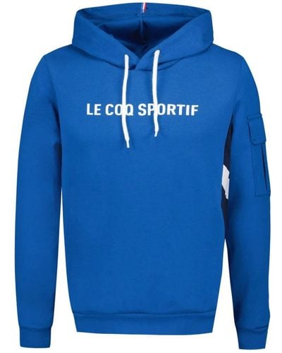 Le Coq Sportif Saison hoodie stil - Blau