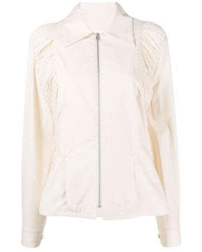 Maison Margiela Jackets > light jackets - Blanc
