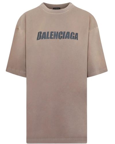 Balenciaga Grünes noos t-shirt bekleidung - Natur