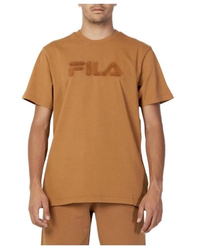 Fila T-Shirts - Brown