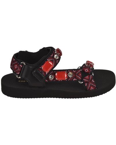 Car Shoe Flat sandals - Negro