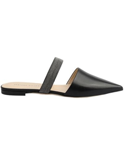 Fabiana Filippi Leather scarpe - Nero