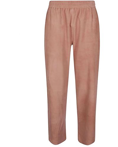 Via Masini 80 Cropped trousers - Pink