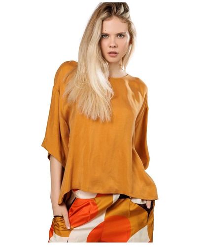 Beatrice B. Blouses & shirts > blouses - Orange