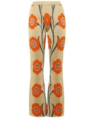 La DoubleJ Trousers > wide trousers - Orange