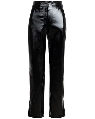 Karl Lagerfeld Pantalons en cuir - Noir