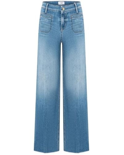 Cambio Wide Jeans - Blue