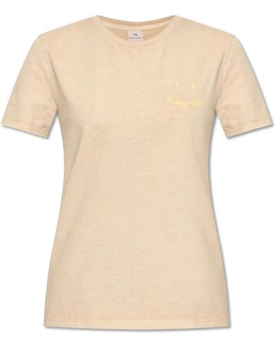 PS by Paul Smith T-shirt mit logo - Natur