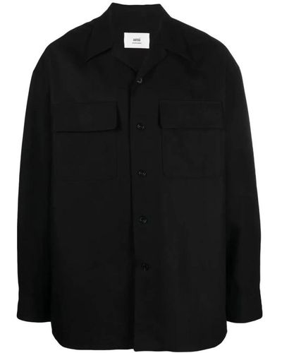 Ami Paris Casual Shirts - Black