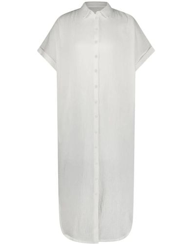 Jane Lushka Shirt Dresses - Weiß