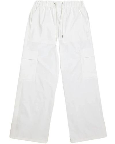 Rains Wide Trousers - White