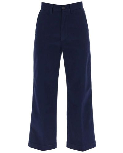 Ralph Lauren Pantaloni chino a gamba larga - Blu