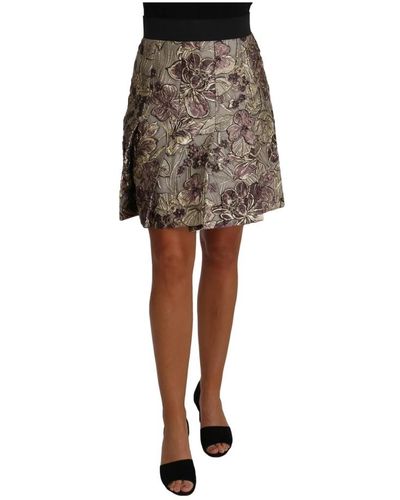 Dolce & Gabbana Skirts > short skirts - Gris