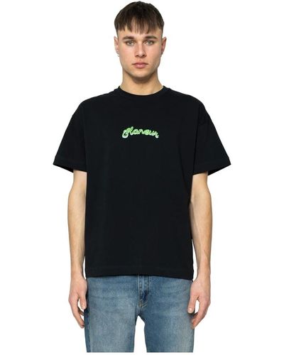 FLANEUR HOMME Aquarell t-shirt in schwarz