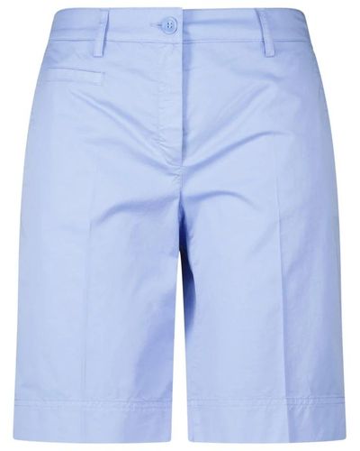 RAFFAELLO ROSSI Shorts bermuda de algodón marilyn - Azul