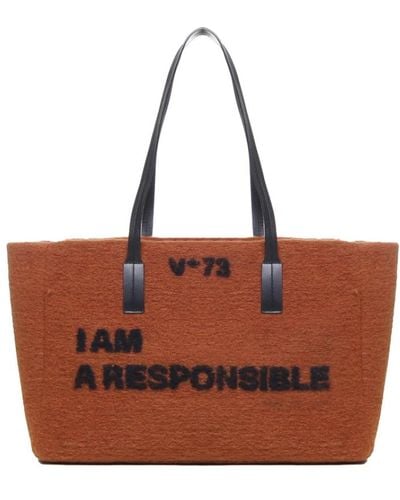 V73 Shoulder Bags - Brown