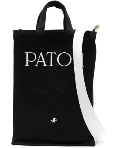 Patou Tote Bags - Black
