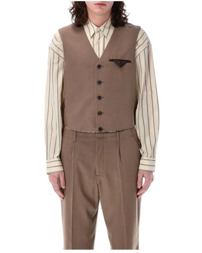 Our Legacy Suit Vests - Brown
