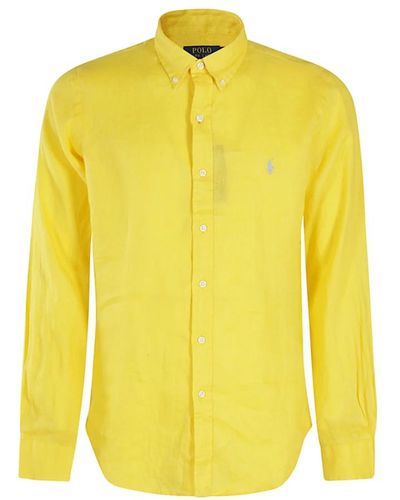 Ralph Lauren Sportliches langarmshirt - Gelb
